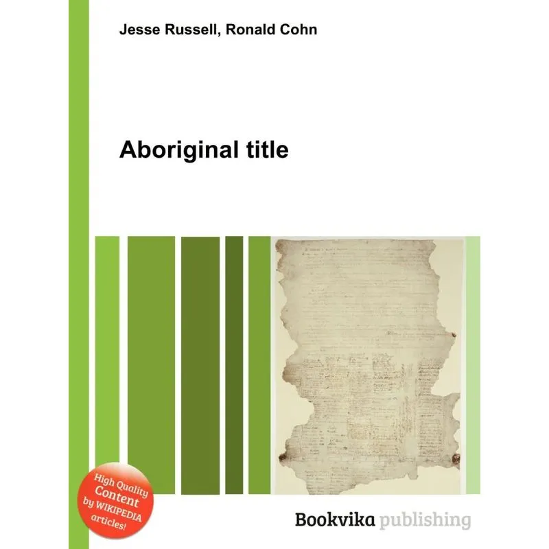 Aboriginal Title