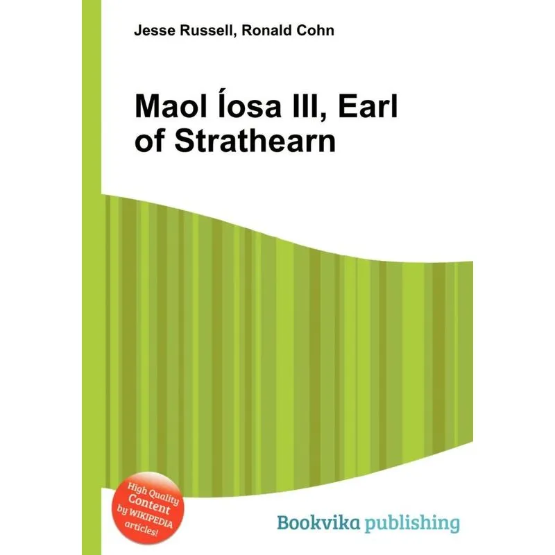 Maol Iosa Iii, Earl Of Strathearn