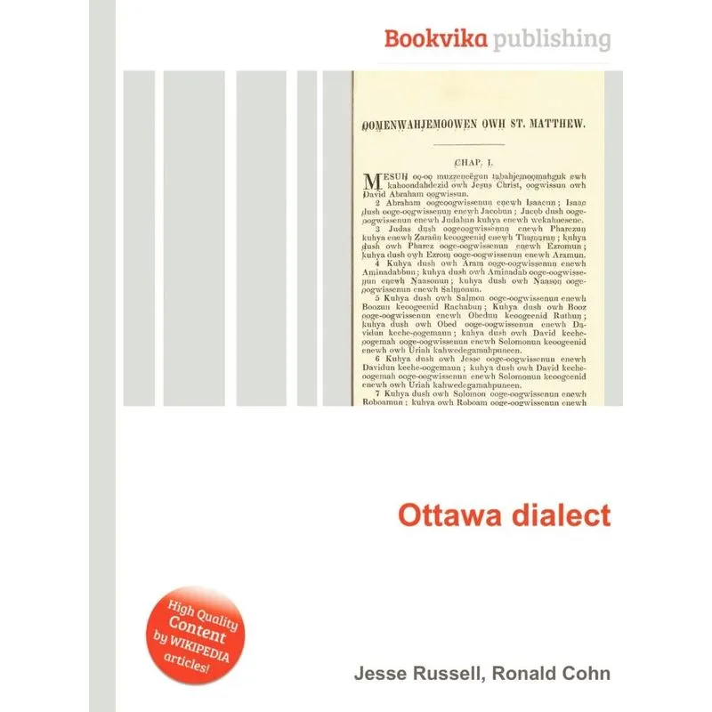 Ottawa Dialect