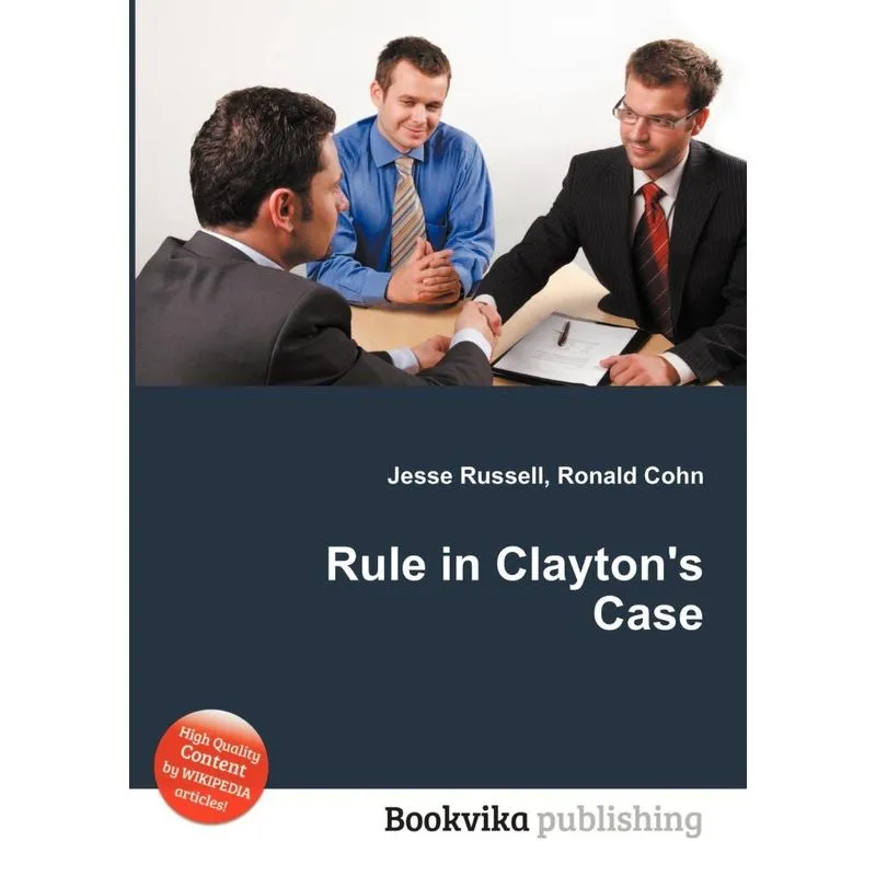 Rule in Claytons Case