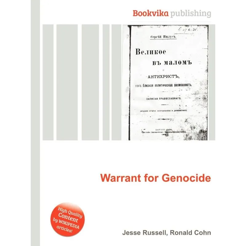 Warrant For Genocide
