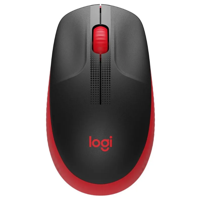 Mouse Logitech Sem Fio M190 Vermelho 910-005904
