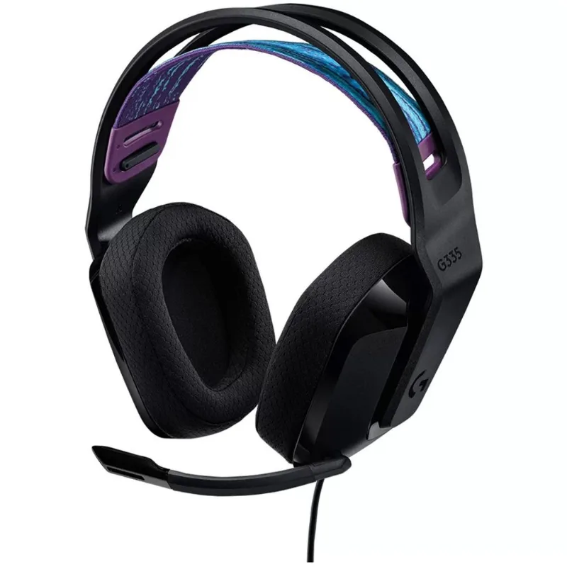Headset Gamer Logitech G335 Estereo Preto 981-000977