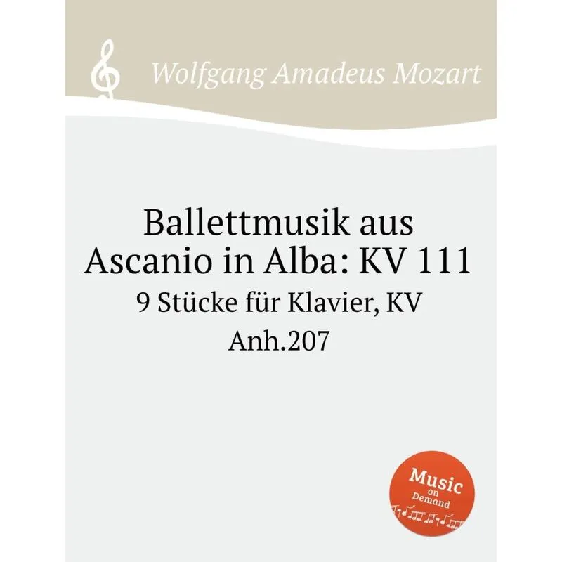 9 Stücke für Klavier, K.Anh.207