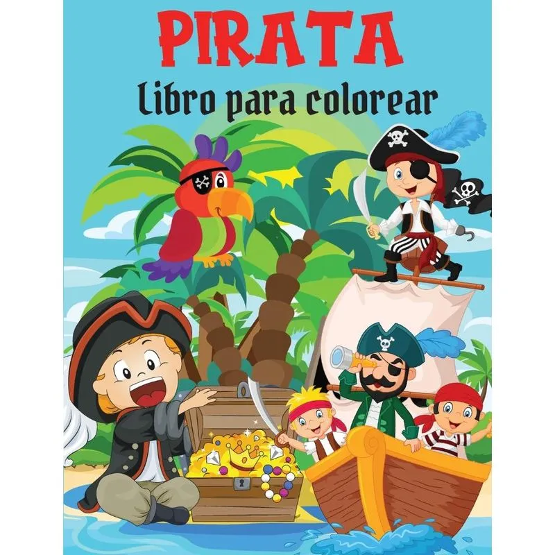 Pirata Libro para colorear
