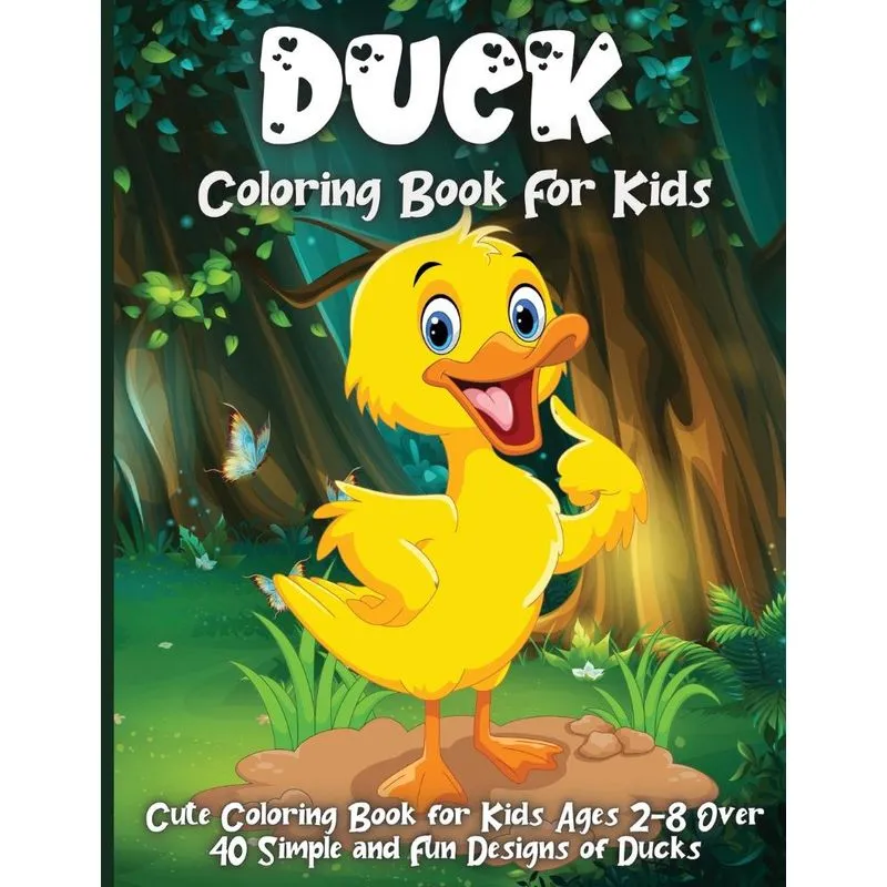 Duck Coloring Book For Kids