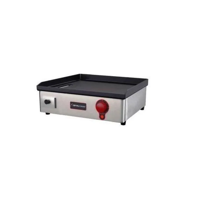 Chapa Grill Elétrica Metalcubas CBE 600 L 60cm 2000W Termostato Chapa Lisa Inox 220V Chapa Grill Elétrica Metalcubas CBE 600 L 60cm 2000W Inox 220V