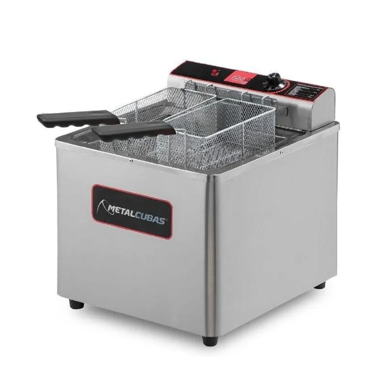 Fritador Elétrico GFAO 18 m com Tanque em Aço Inox 18L Cinza Metalcubas 110V