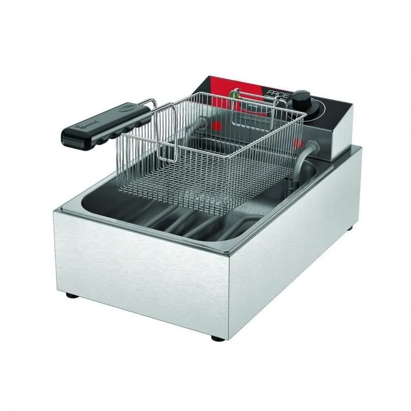 Fritador Elétrico FRCE 3 com Cuba em Aço Inox Desmontável 3L Cinza Metalcubas 110V Fritador Elétrico FRCE 3 com Cuba em Aço Inox 3L Cinza Metalcubas 110V