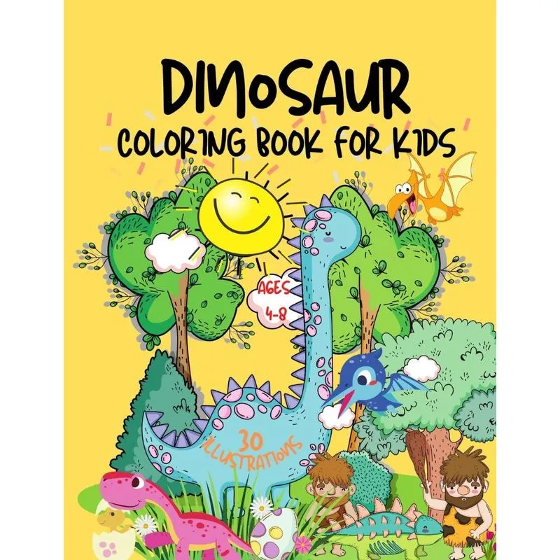 Dinosaur Coloring Book for Kids
