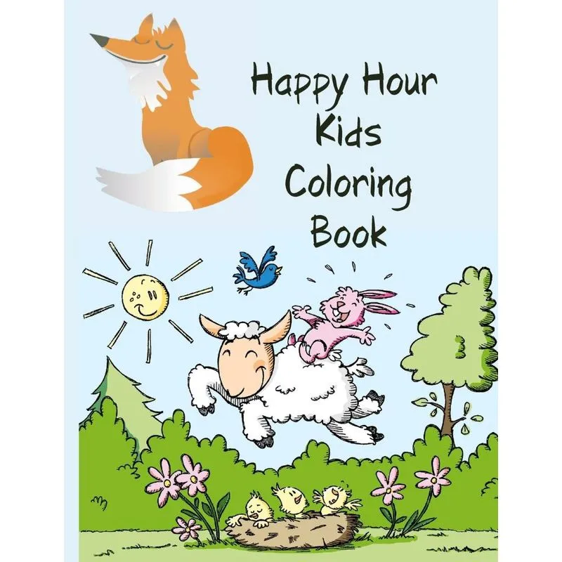 Happy Hour Kids Coloring Book