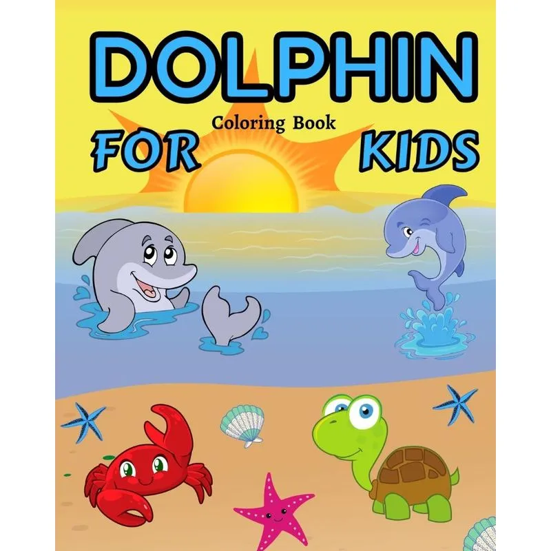 Dolphin Coloring Book For Kids