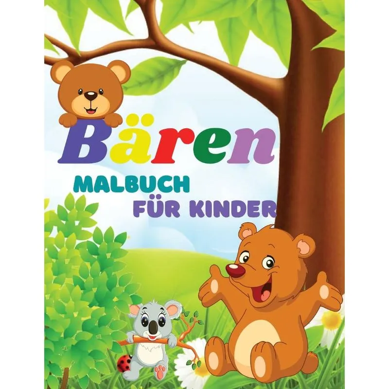 Bären Malbuch für Kinder