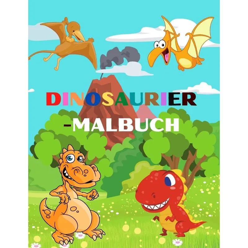 Dinosaurier-Malbuch