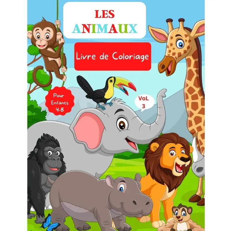 Les Animaux Livre de Coloriage