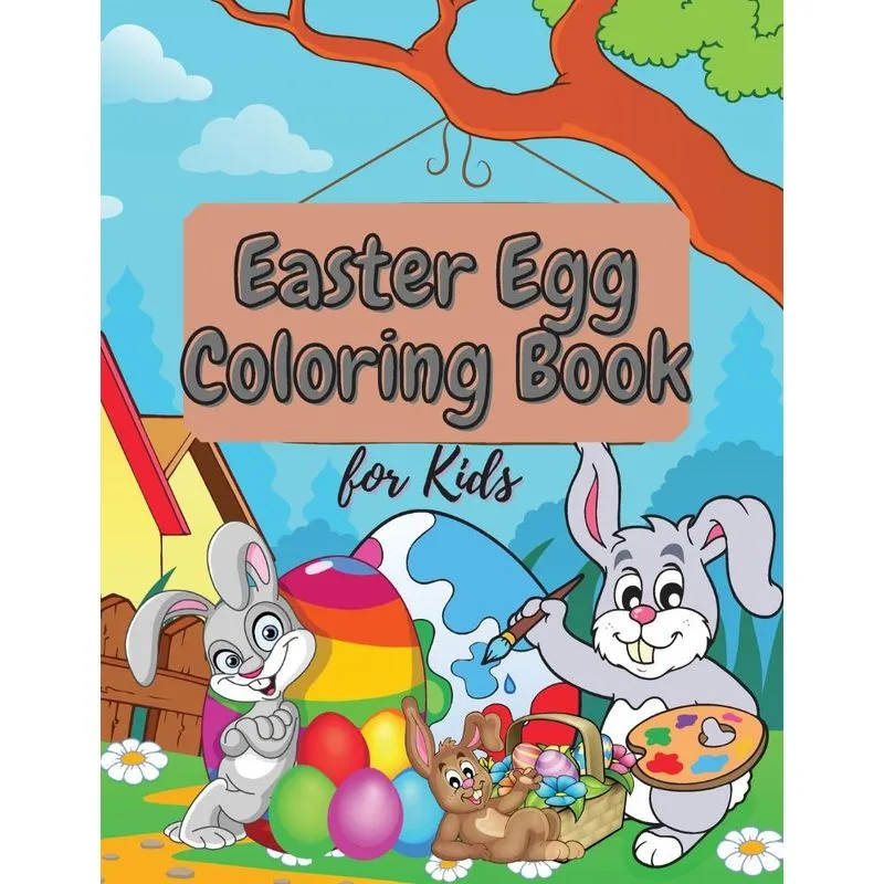 Easter Egg Coloring Book for Kids