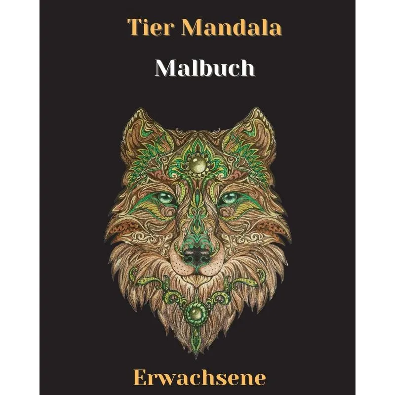 Tier Mandala Färbung Buch für Erwachsene