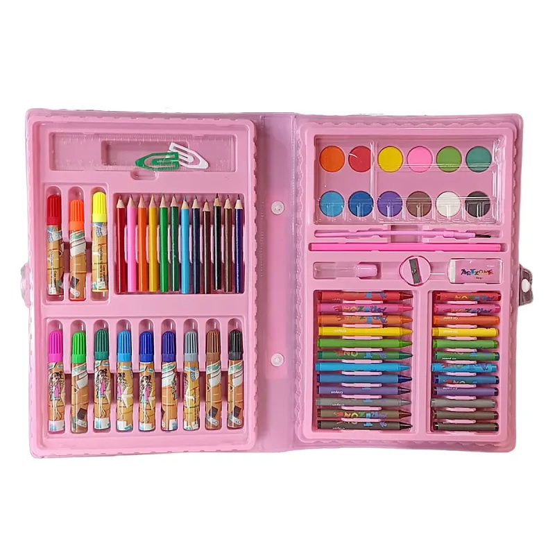 Estojo Desenho Girl Rule com 68 Pecas Mt 68gr