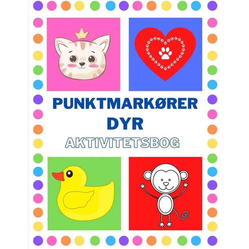 Punktmarkører Dyr Aktivitetsbog