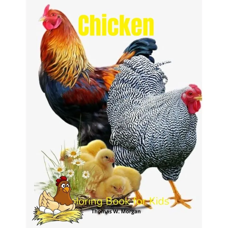 Chicken Coloring Book for Kids