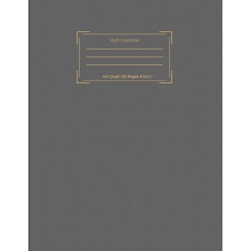 Math notebook