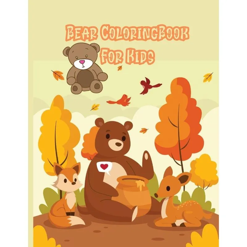 Bear Coloring Book For Kids