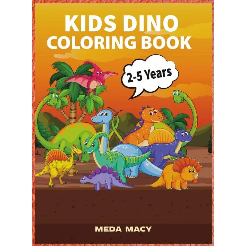 Kids Dino Coloring Book