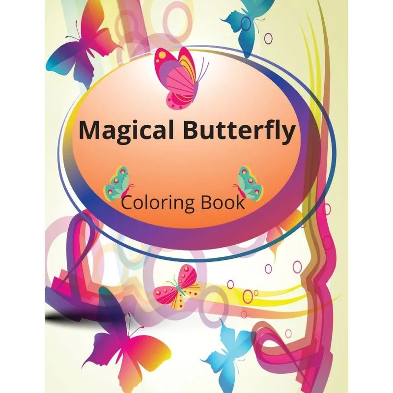 Magical Butterfly Coloring Book