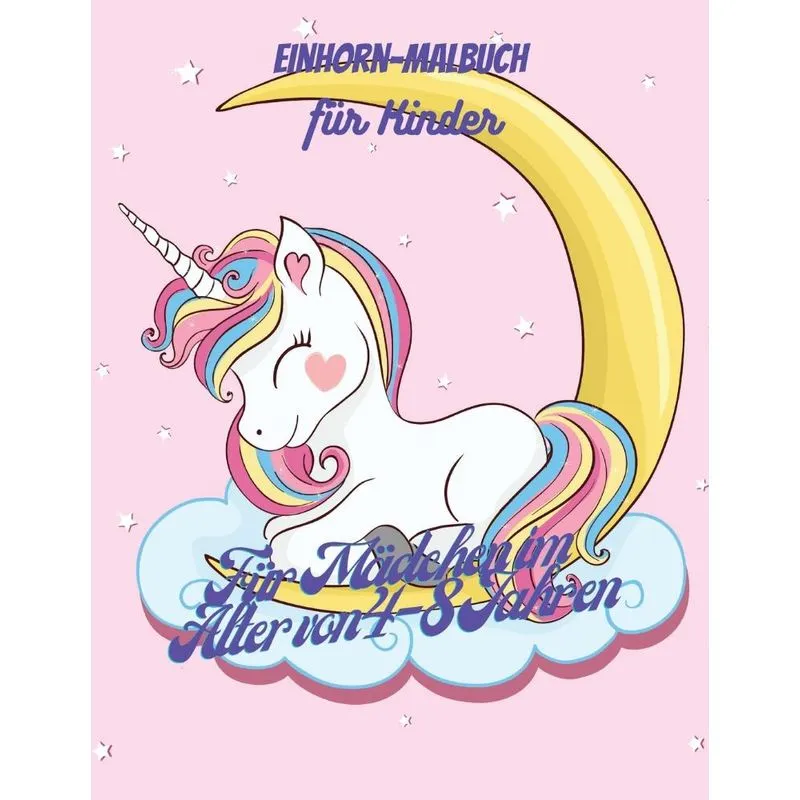Einhorn-Malbuch für Kinder