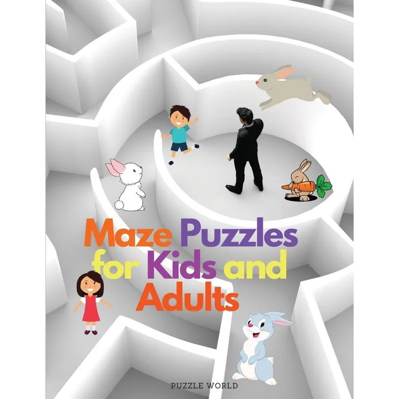 Maze Puzzles for Kids and Adults