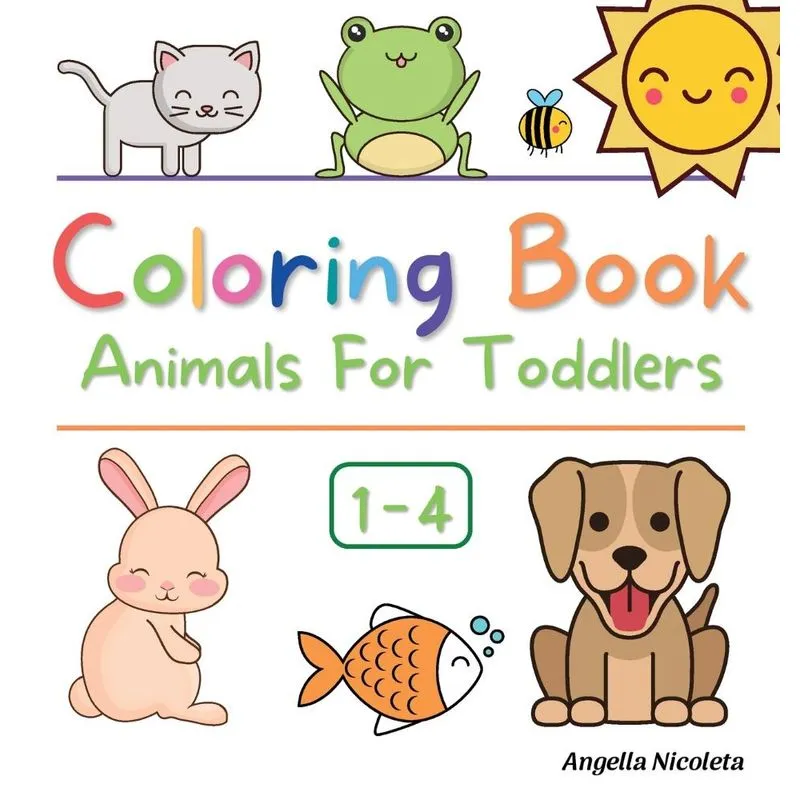 Coloring Book Animals For Toddlers