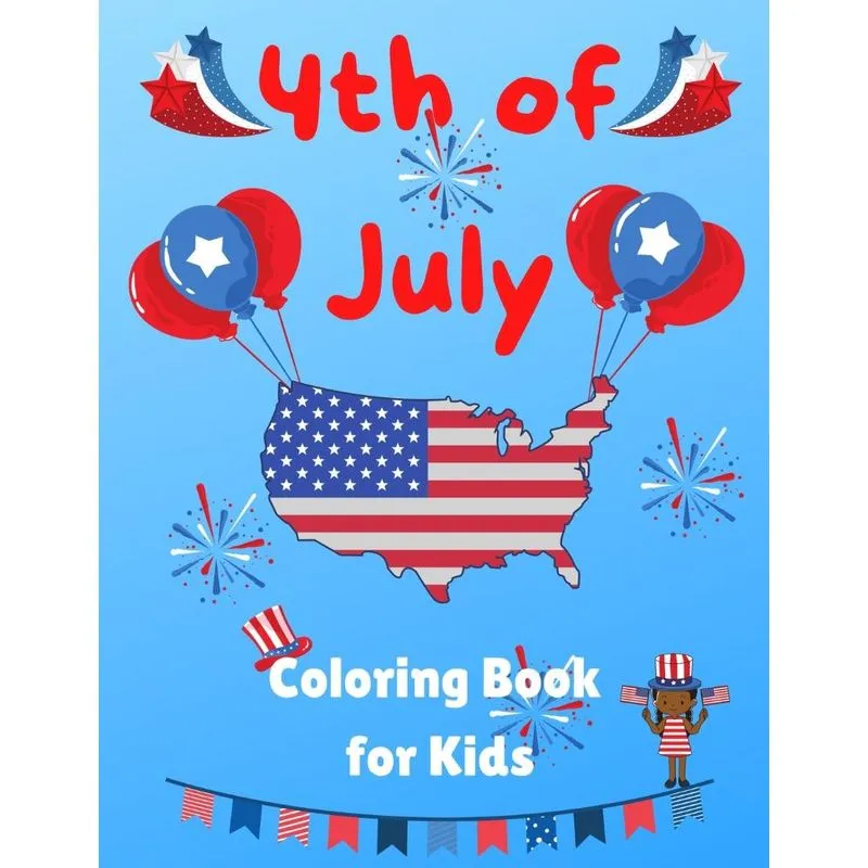 4th of July Coloring Book for Kids