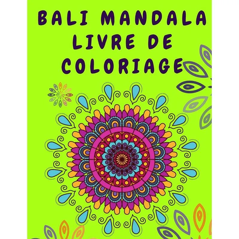Bali Mandala Livre de coloriage