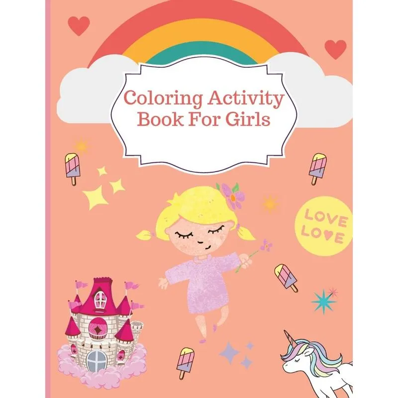 Coloring Activity Book For Girls
