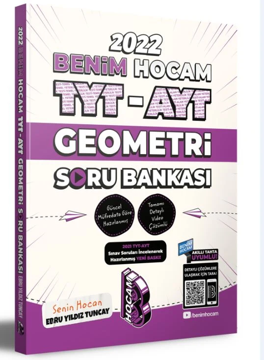 2022 TYT - AYT Geometri Soru Bankası | BENİM HOCAM YAYINLARI (Ciltsiz)
