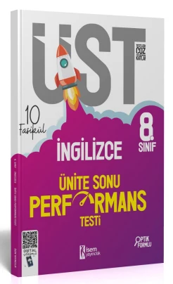 8. Sınıf İngilizce 10 Fasikül Ünite Sonu Performans Testi | İSEM YAYINCILIK (Ciltsiz)