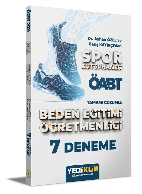 2021 ÖABT Spor Kütüphanesi Beden Eğitim Öğretmenliği Tamamı Çözümlü 7 Deneme | YEDİİKLİM YAYINLARI (Ciltsiz)