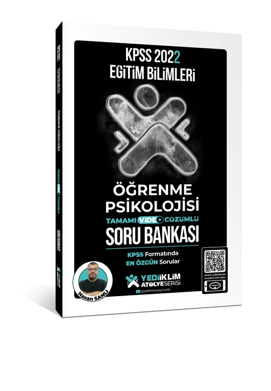 2022 KPSS Eğitim Bilimleri Atölye Serisi Öğrenme Psikolojisi Tamamı Video Çözümlü Soru Bankası | YEDİİKLİM YAYINLARI (Ciltsiz)