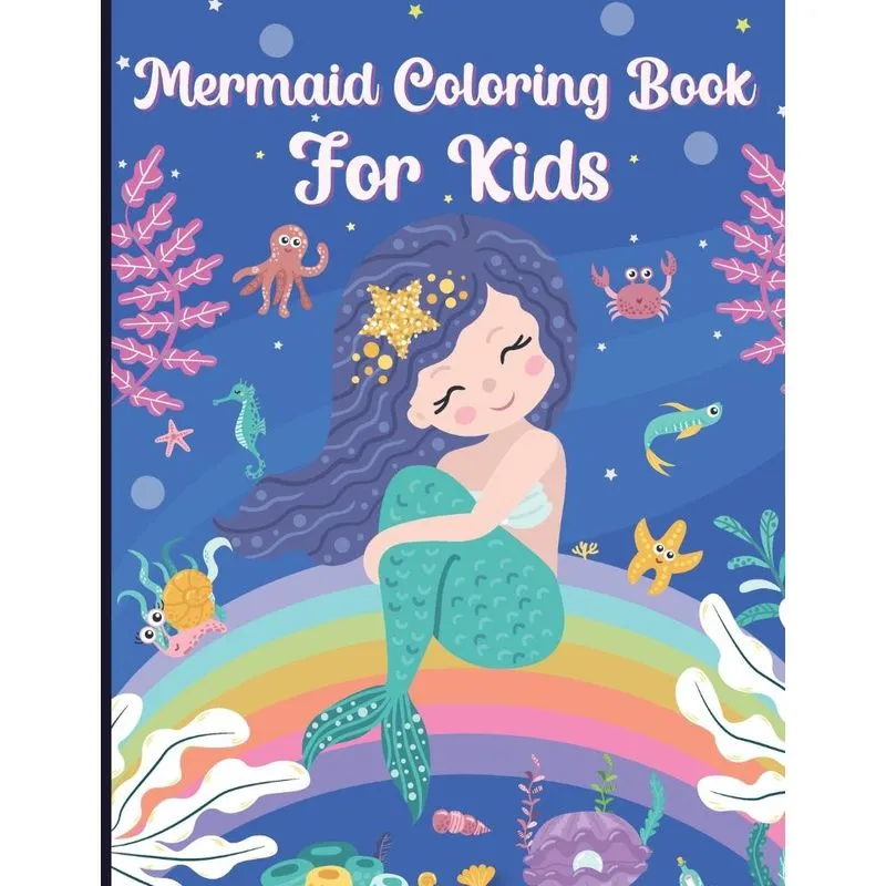 Mermaid Coloring Book for Kids
