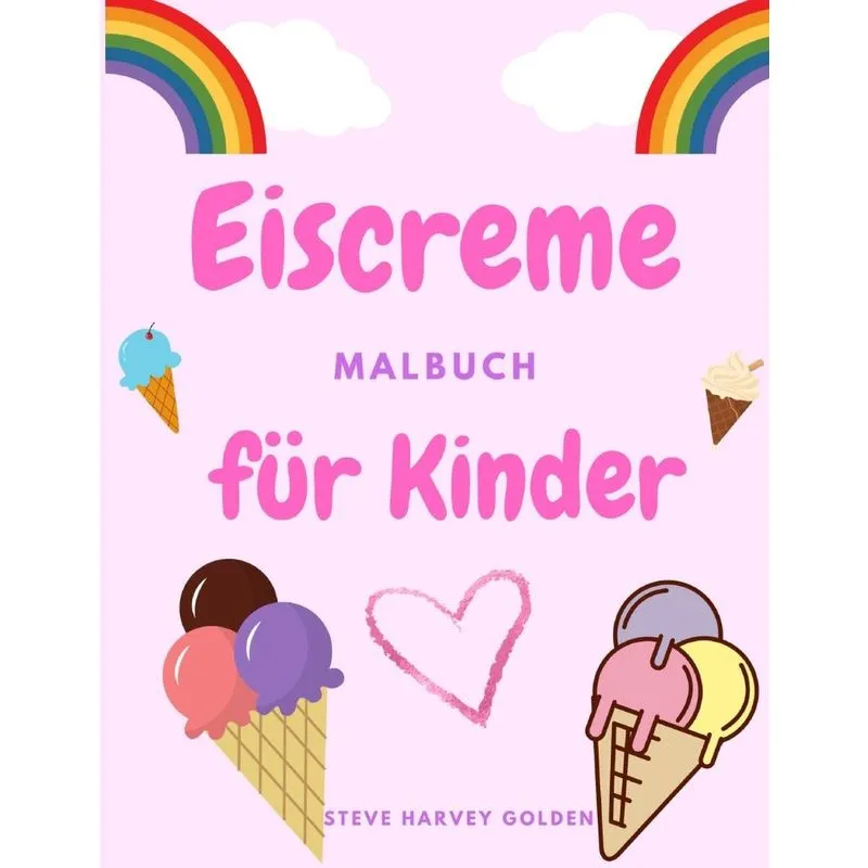 Eiscreme-Malbuch für Kinder