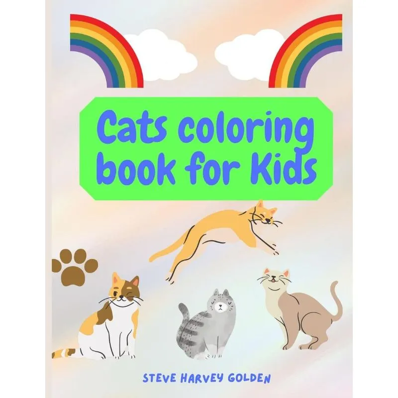 Cats coloring book for Kids