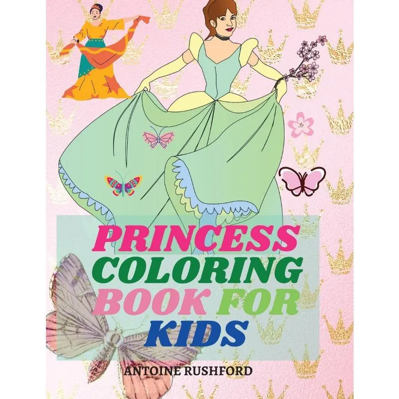 Princess coloring book for kids