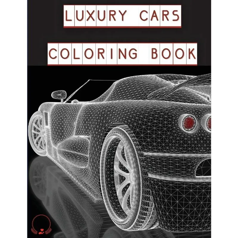 Luxury Cars Coloring Book