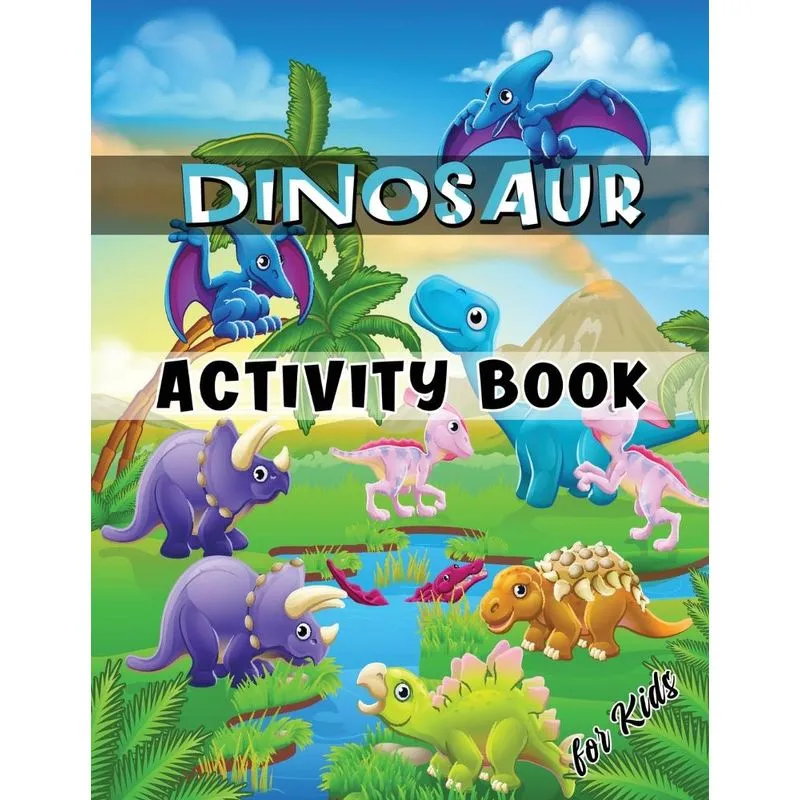 Dinosaur Activity Book for Kids