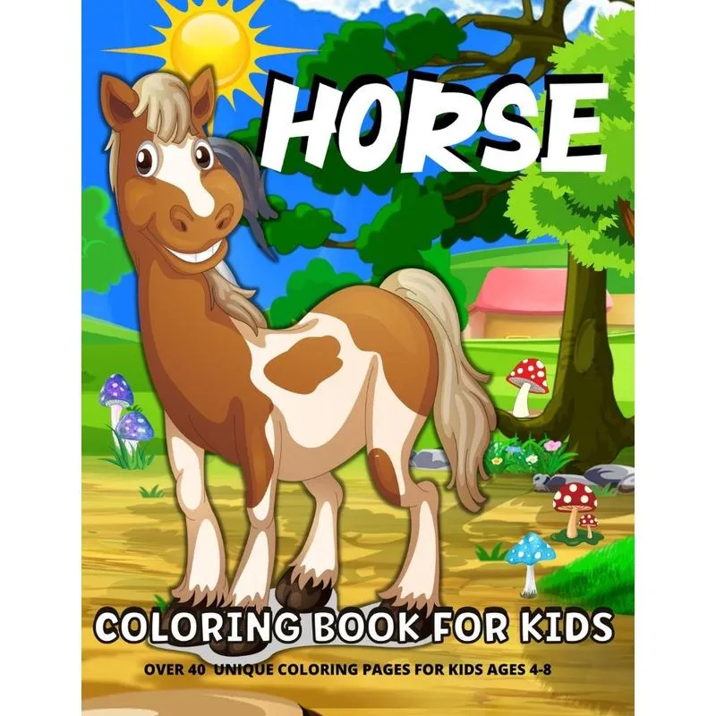 Horse Coloring Book For Kids