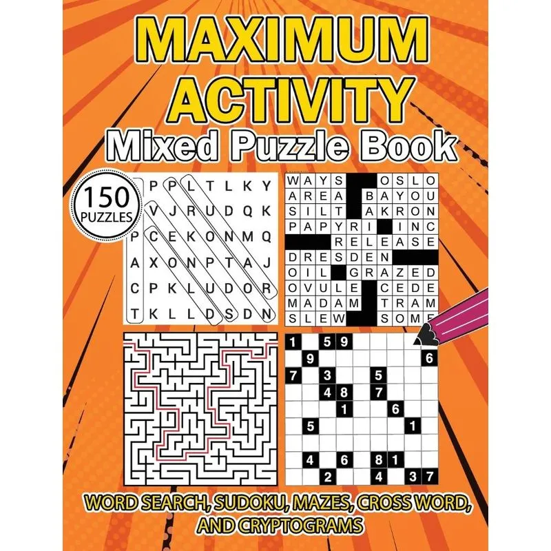 MAXIMUM ACTIVITY Mixed puzzle book