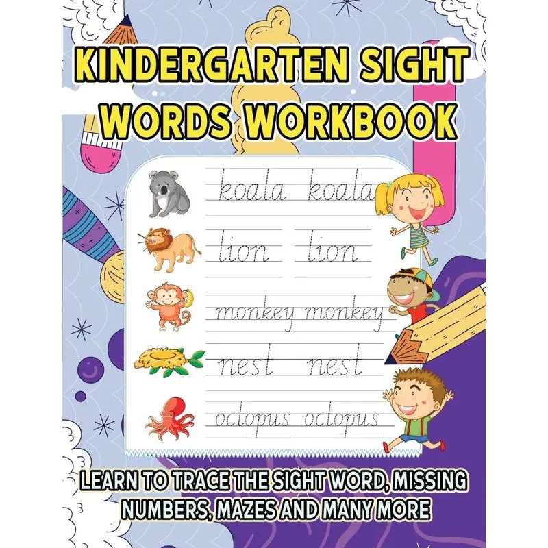 Kindergarten Sight Words Workbook