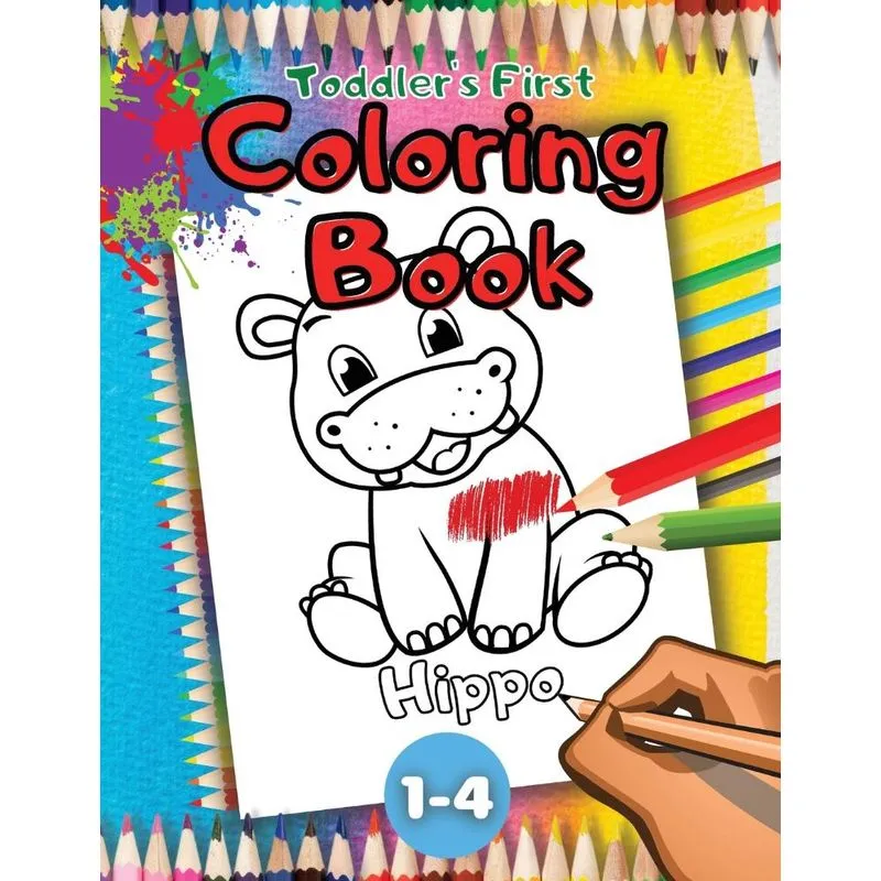 Toddlers First Coloring Book
