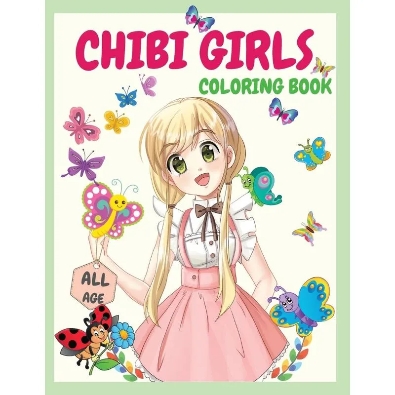 CHIBI GIRLS COLORING BOOK