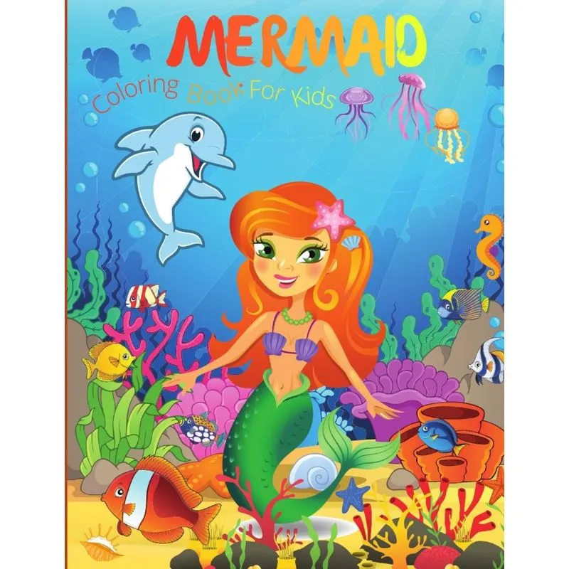 Mermaid Coloring Book for Kids